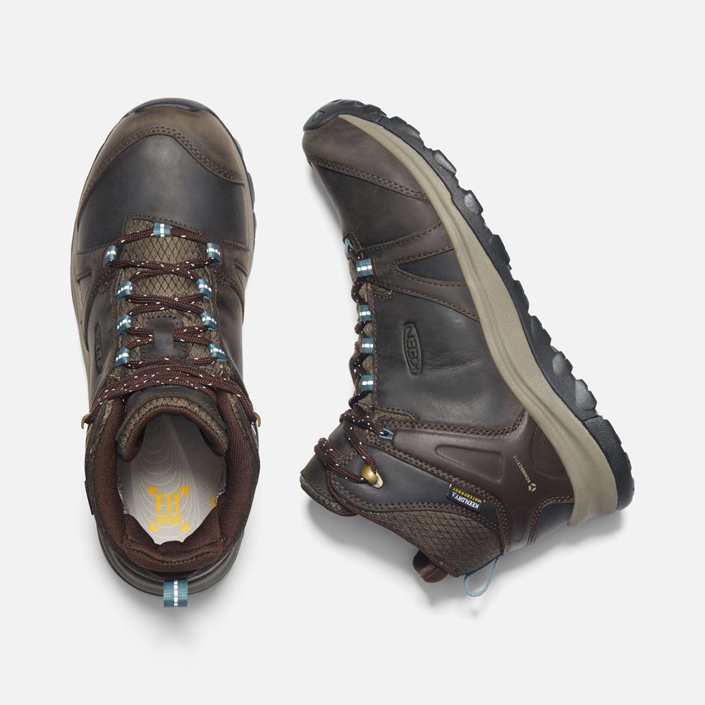 Keen Vandringskängor Dam Bruna - Terradora Ii Läder Waterproof - 078649RBQ